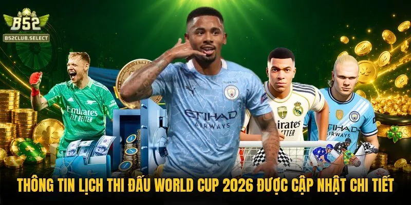 Thông tin lịch thi đấu World Cup 2026 được cập nhật chi tiết